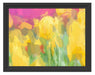 gelbe Tulpen im Frühling Schattenfugenrahmen 38x30