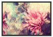 Schöne Blumen Schattenfugenrahmen 100x70