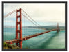 Golden Gate Bridge Schattenfugenrahmen 80x60