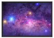 wunderbarer Blick in das Universum Schattenfugenrahmen 100x70