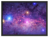 wunderbarer Blick in das Universum Schattenfugenrahmen 80x60