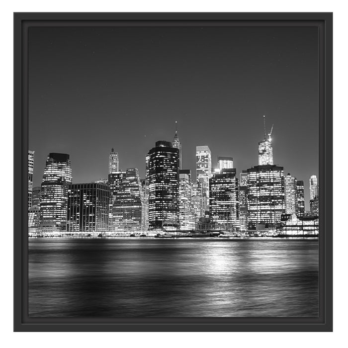 New York City Schattenfugenrahmen Quadratisch 55x55