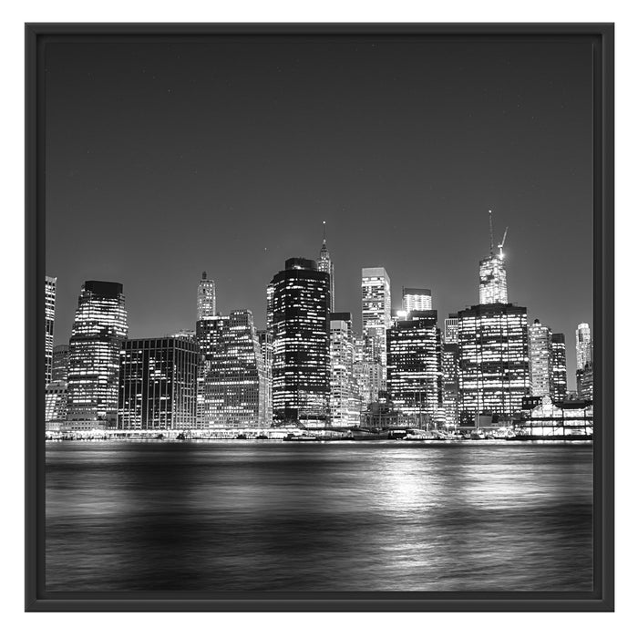 New York City Schattenfugenrahmen Quadratisch 70x70