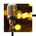 Mikrofon Rockabilly Retro Schattenfugenrahmen Quadratisch 40x40