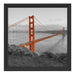 Golden Gate Bridge San Francisco Schattenfugenrahmen Quadratisch 40x40