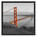 Golden Gate Bridge San Francisco Schattenfugenrahmen Quadratisch 55x55