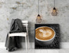 Dekor auf Kaffee Quadratisch Schattenfugenrahmen Dekovorschlag