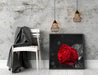 rote Rosen zum Valentinstag Quadratisch Schattenfugenrahmen Dekovorschlag