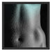 Erotischer Frauenkörper Schattenfugenrahmen Quadratisch 55x55