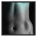Erotischer Frauenkörper Schattenfugenrahmen Quadratisch 70x70