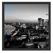 Frankfurter Skyline Schattenfugenrahmen Quadratisch 55x55