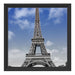 Eifelturm mit Himmel Paris Schattenfugenrahmen Quadratisch 40x40