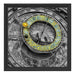 atronomische Uhr in Prag Schattenfugenrahmen Quadratisch 40x40