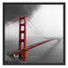 Golden Gate Bridge USA Schattenfugenrahmen Quadratisch 70x70