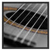 Schallloch einer Westerngitarre Schattenfugenrahmen Quadratisch 70x70