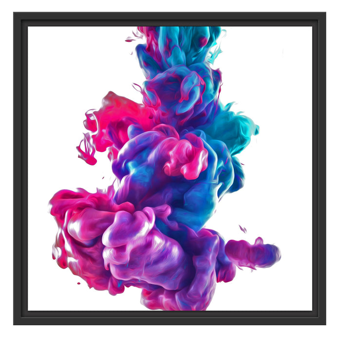 cooler bunter Rauch Schattenfugenrahmen Quadratisch 55x55