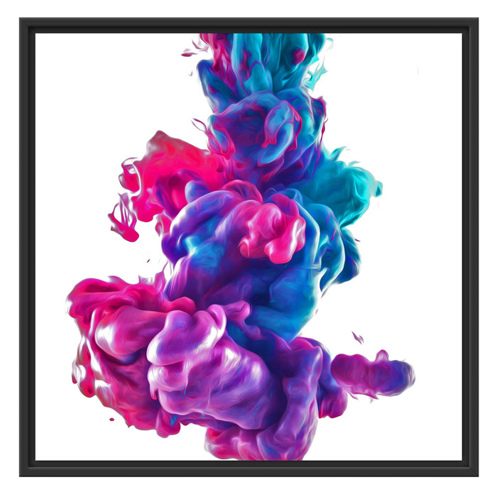 cooler bunter Rauch Schattenfugenrahmen Quadratisch 70x70