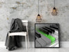Piano green Klaviertasten Quadratisch Schattenfugenrahmen Dekovorschlag