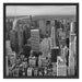 New York Skyline Schattenfugenrahmen Quadratisch 70x70