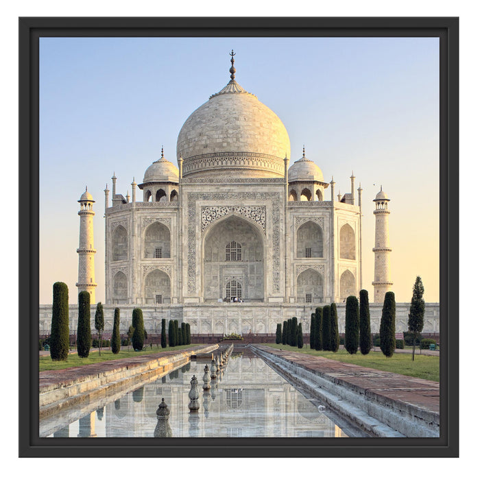 Taj Mahal Schattenfugenrahmen Quadratisch 55x55