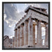 Antike Säulen Griechenland Schattenfugenrahmen Quadratisch 70x70