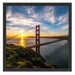 Golden Gate Bridge Schattenfugenrahmen Quadratisch 55x55