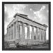 Akropolis in Athen Schattenfugenrahmen Quadratisch 55x55