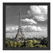Riesiger Eiffelturm in Paris Schattenfugenrahmen Quadratisch 40x40