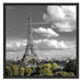 Riesiger Eiffelturm in Paris Schattenfugenrahmen Quadratisch 70x70