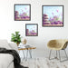 Lavendel Spa-Stillleben Quadratisch Schattenfugenrahmen Wohnzimmer
