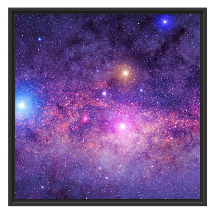 wunderbarer Blick in das Universum Schattenfugenrahmen Quadratisch 70x70
