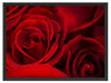 rote Rosen Schattenfugenrahmen 80x60