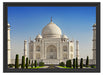 Gewaltiger Taj Mahal Schattenfugenrahmen 55x40