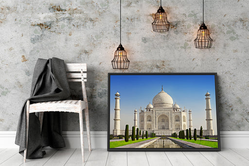 Gewaltiger Taj Mahal Schattenfugenrahmen Wohnzimmer