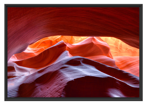 Antelope Canyon Arizona Schattenfugenrahmen 100x70