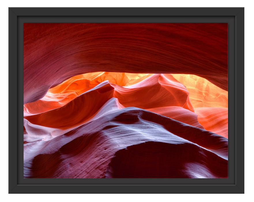 Antelope Canyon Arizona Schattenfugenrahmen 38x30