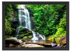Tosender Wasserfall Schattenfugenrahmen 55x40
