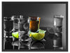 Tequila Shots mit Limetten Schattenfugenrahmen 80x60