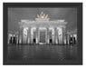 schönes Brandenburger Tor Schattenfugenrahmen 38x30