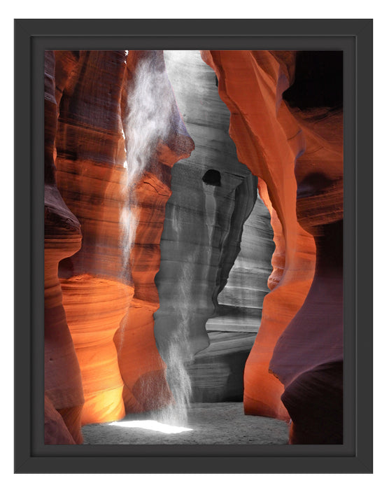 prächtiger Antelope Canyon Schattenfugenrahmen 38x30