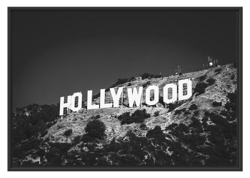 Wahrzeichen von Hollywood Schattenfugenrahmen 100x70