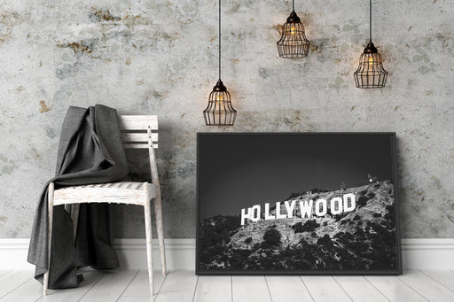 Wahrzeichen von Hollywood Schattenfugenrahmen Wohnzimmer