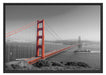 eindrucksvolle Golden Gate Bridge Schattenfugenrahmen 100x70