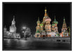 Basilius Kathedrale in Moskau Schattenfugenrahmen 100x70