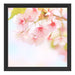 Kirschblüten an Baum Schattenfugenrahmen Quadratisch 40x40