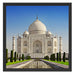 Gewaltiger Taj Mahal Schattenfugenrahmen Quadratisch 55x55