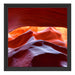 Antelope Canyon Arizona Schattenfugenrahmen Quadratisch 40x40