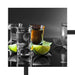 Tequila Shots mit Limetten Schattenfugenrahmen Quadratisch 40x40