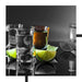 Tequila Shots mit Limetten Schattenfugenrahmen Quadratisch 70x70