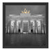 schönes Brandenburger Tor Schattenfugenrahmen Quadratisch 40x40
